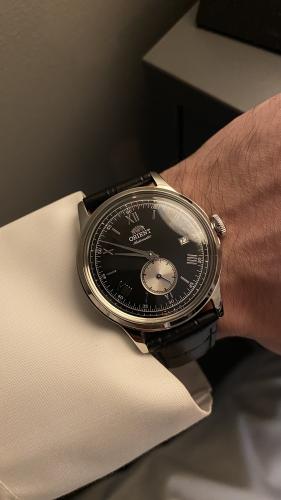 ساعة أورينت - بامبينو كرونو حجم 38.4 اللون أسود