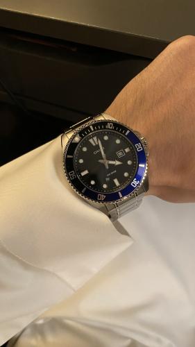 ساعة كاسيو غوص diver gmt - أسود حجم 46