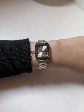 ساعة كاسيو تانك - سير معدني (نسائيه)