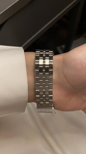 ساعة كاسيو - أبيض تاريخ يوم