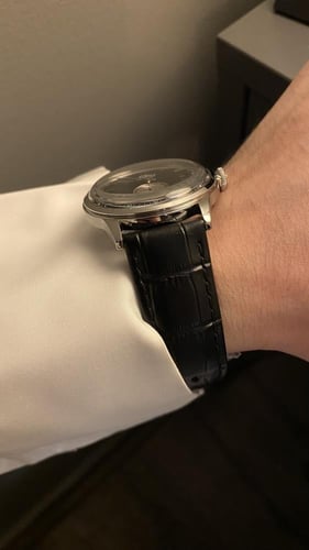 ساعة أورينت - بامبينو كرونو حجم 38.4 اللون أسود