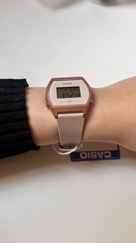 ساعة كاسيو - ساعة رقميه baby pink