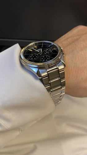 ساعة كاسيو - كرونو أسود