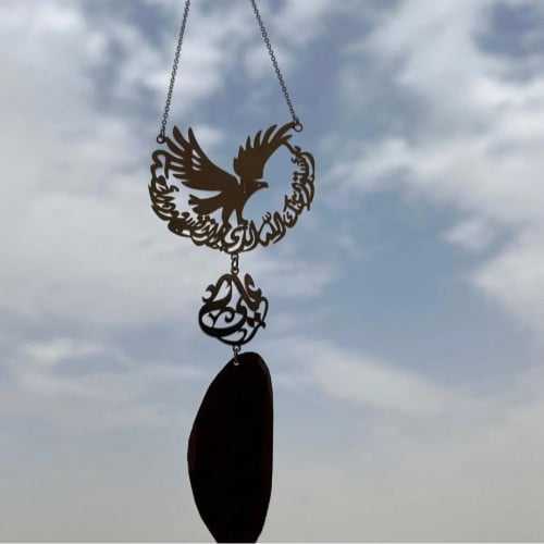 تعليقه استودعيه شكل صقر