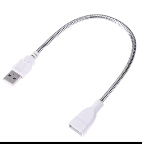 كيبل تمديد USB مرن مع أنبوب معدني