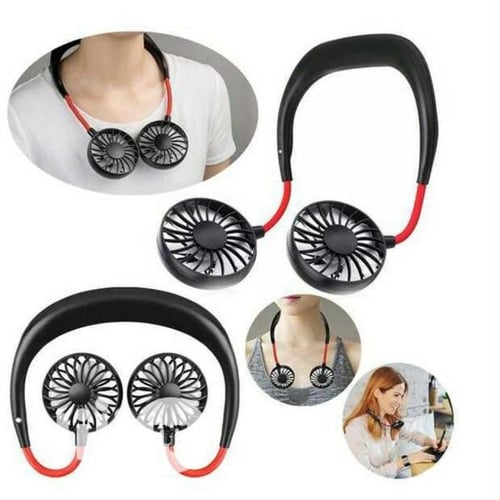 مروحة على الرقبة لتبريد الوجه