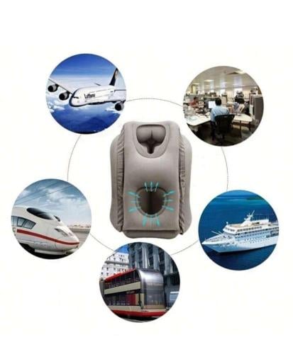 وسادة سفر للنوم قابلة للنفخ