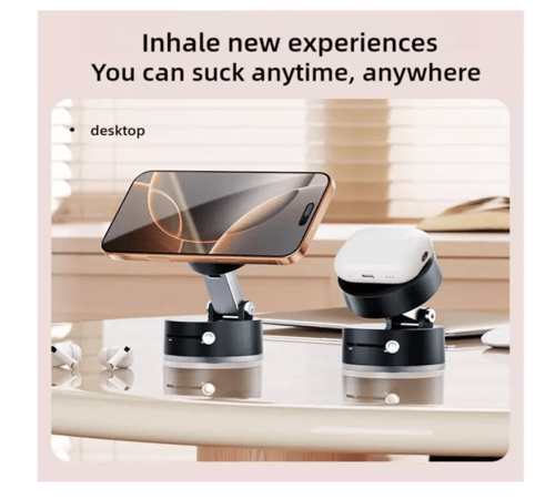 حامل الهاتف بتقنية الشفط الفراغي