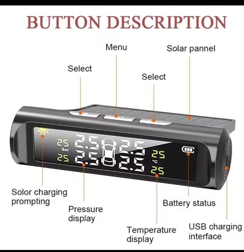 جهاز مراقبة ضغط الإطارات الذكي (TPMS)