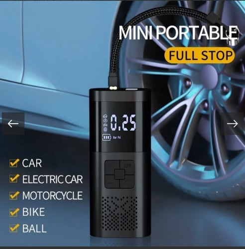 منفاخ هواء متنقل قابل للشحن