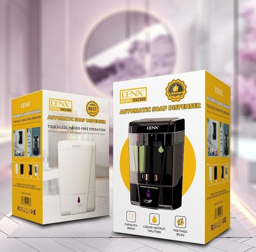 موزع الصابون الاوتوماتيكي ماركة دينكس اللون الابيض