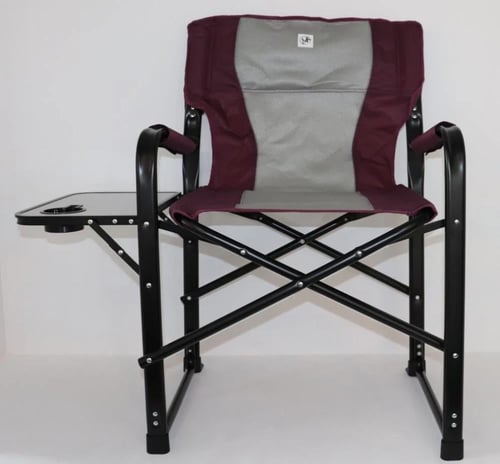 كرسي تنفيذي فاخر مع طاولة جانبية