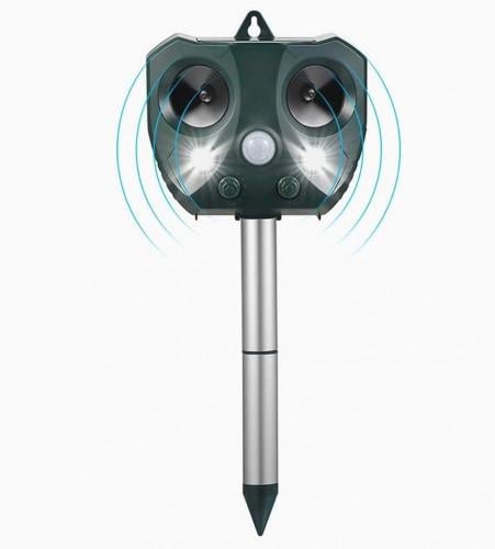 جهاز طارد الحيوانات بالموجات فوق الصوتية مع فلاش ض...