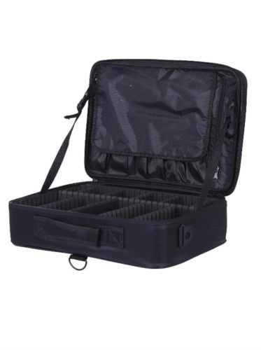 شنطة ميك اب ارتست من صالون سيستم - اسود