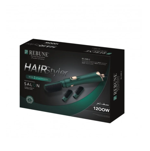 ريبون استشوار تصفيف الشعر قطعتين اخضر 1200 واط RE-...