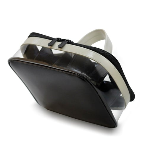 حافظة 12 بيالة شفاف سكري