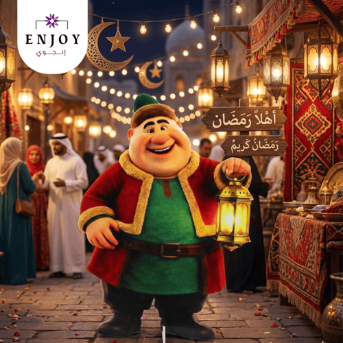 ماكيت من خشب رمضانى مطبوع