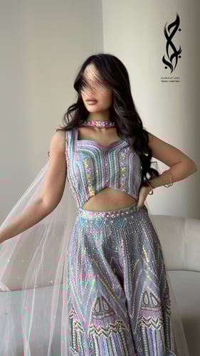 جلابية بتصميم جمبسوت باللون الازرق الفاتح " بيبي ب...