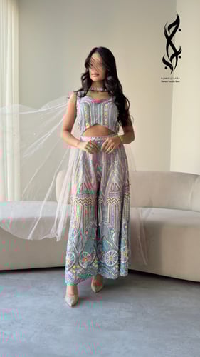 جلابية بتصميم جمبسوت باللون الازرق الفاتح " بيبي ب...