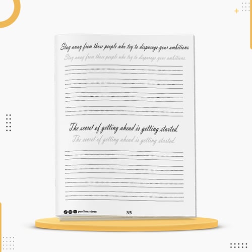 كراسة لتحسين الخط المشبك الإنجليزي