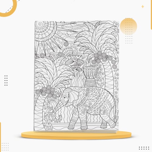 كراسة تلوين ماندالا