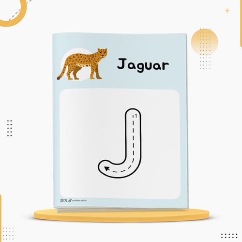 كراسة الحيوانات لتعليم الحروف الإنجليزية