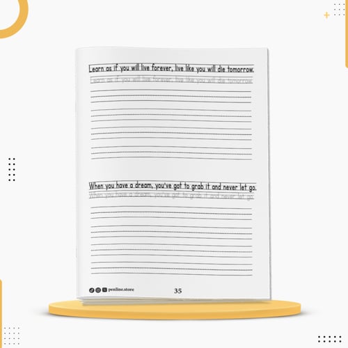 كراسة لتحسين الخط الإنجليزي