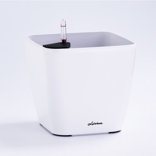 حوض زراعة ذاتي الري مقاس 42*44.6 سم فايبر ابيض