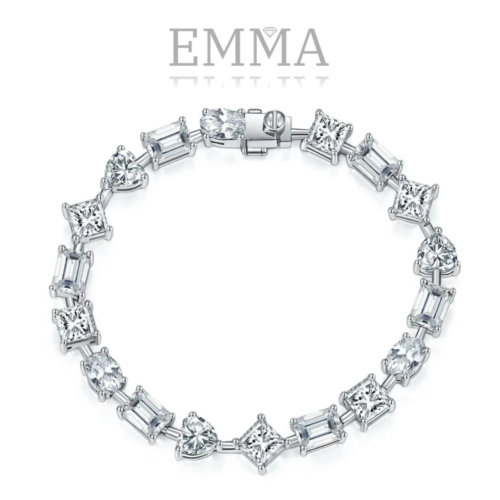 سوار من الفضة الإسترليني 925والماس المويسانيت