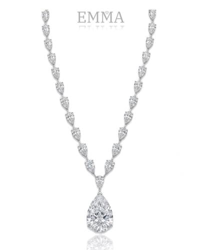 Sterling silver salt shaker with moissanite diamon...