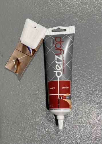 ترويبة بلاط جاهزة لون ابيض 350جرام