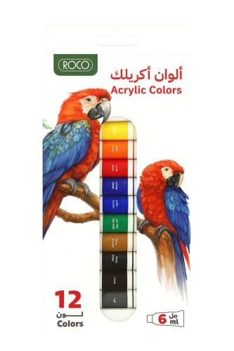 طقم الوان اكريلك 6 مل 1012126