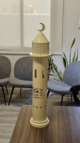 ستاند معدن مئذنة مبخرة رمضان ZUX14803