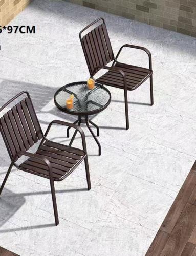 طقم طاولة + 2كرسي حديق