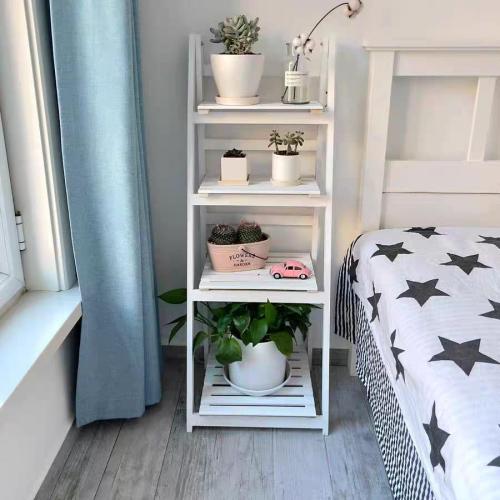 رف مدرج 4 رف ابيض