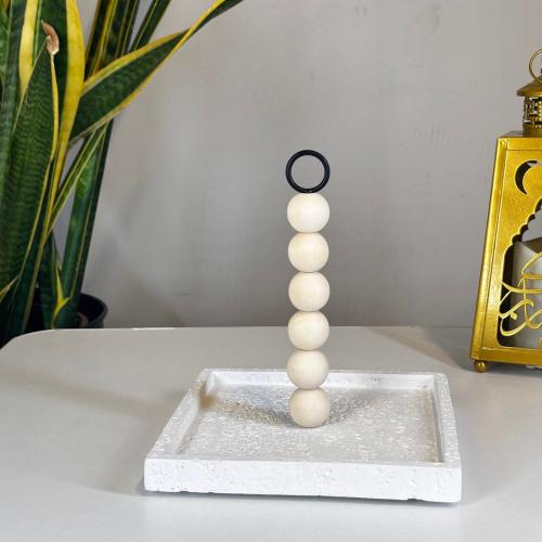 صحن رخامي ابيض