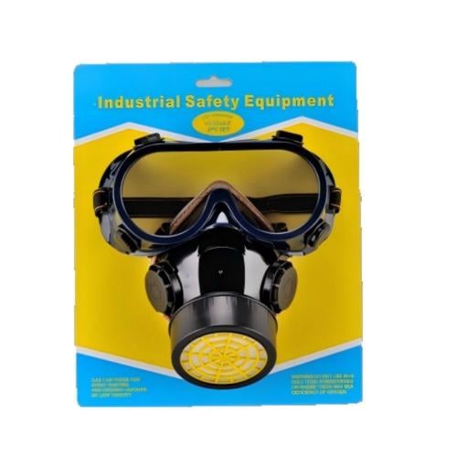 1-line face mask set with goggles BS2561