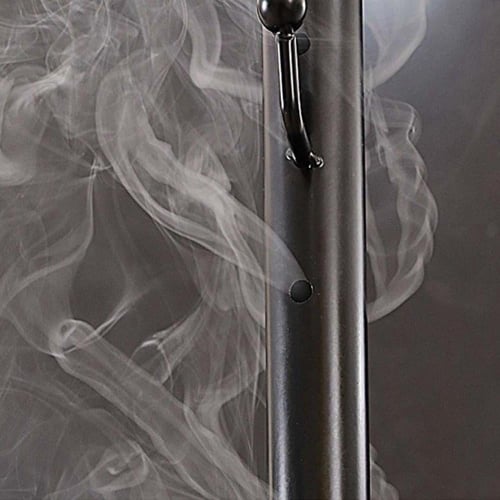 مبخرة ملابس مع شماعة ابيض