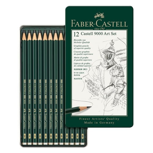 Faber Castell 9000 - طقم جرافيت من ٦ أقلام مختلفة...