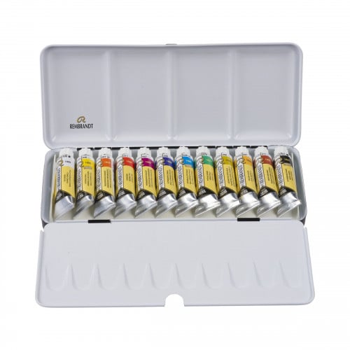 Rembrandt - ألوان مائية عصارة ١٠ مل - ١٢ لون (ألوا...