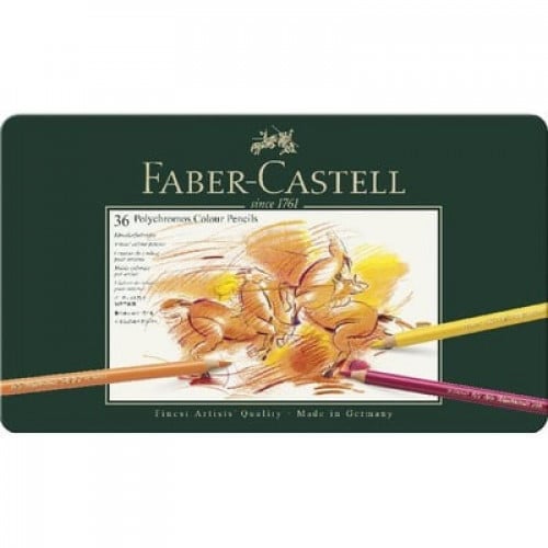 Faber Castell - ألوان خشبية متنوعة - ٣٦ قلم