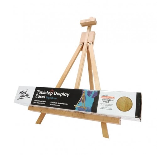 حامل لوحات ثلاثي مونت مارت وسط خشب