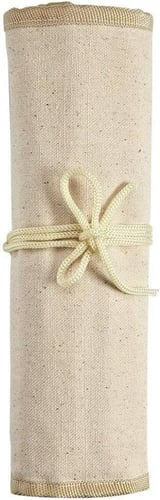 Kingart - مجموعة 24 فرشاة بأشكال مختلفة مع حقيبة ق...