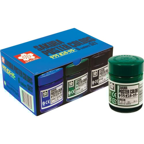 Sakura Koi - طقم ألوان بوستر - ٦ ألوان - ٣٠ مل