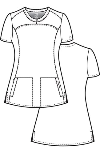 بلوزة طبية نسائية (6419)