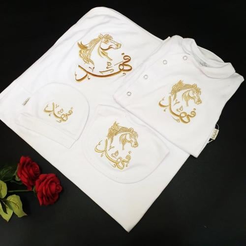 طقم مواليد سكري4 قطع