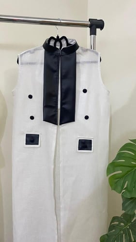 دقله لنن جلد اسود اطفال للعيد