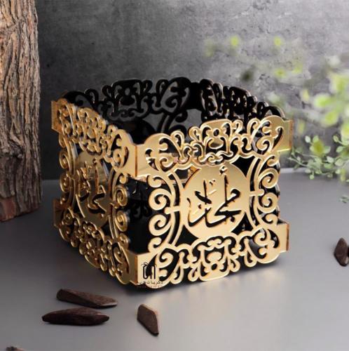 مبخرة زخارف ذهبي