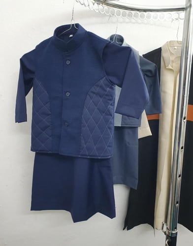 بكج اطفال كحلي للعيد