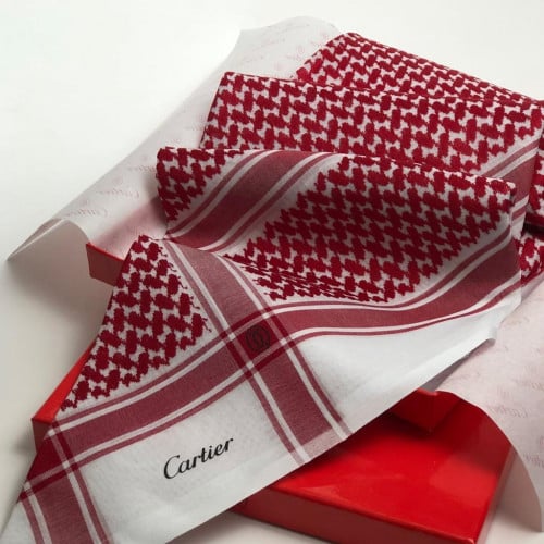 شماغ كارتير كلاسيك احمر